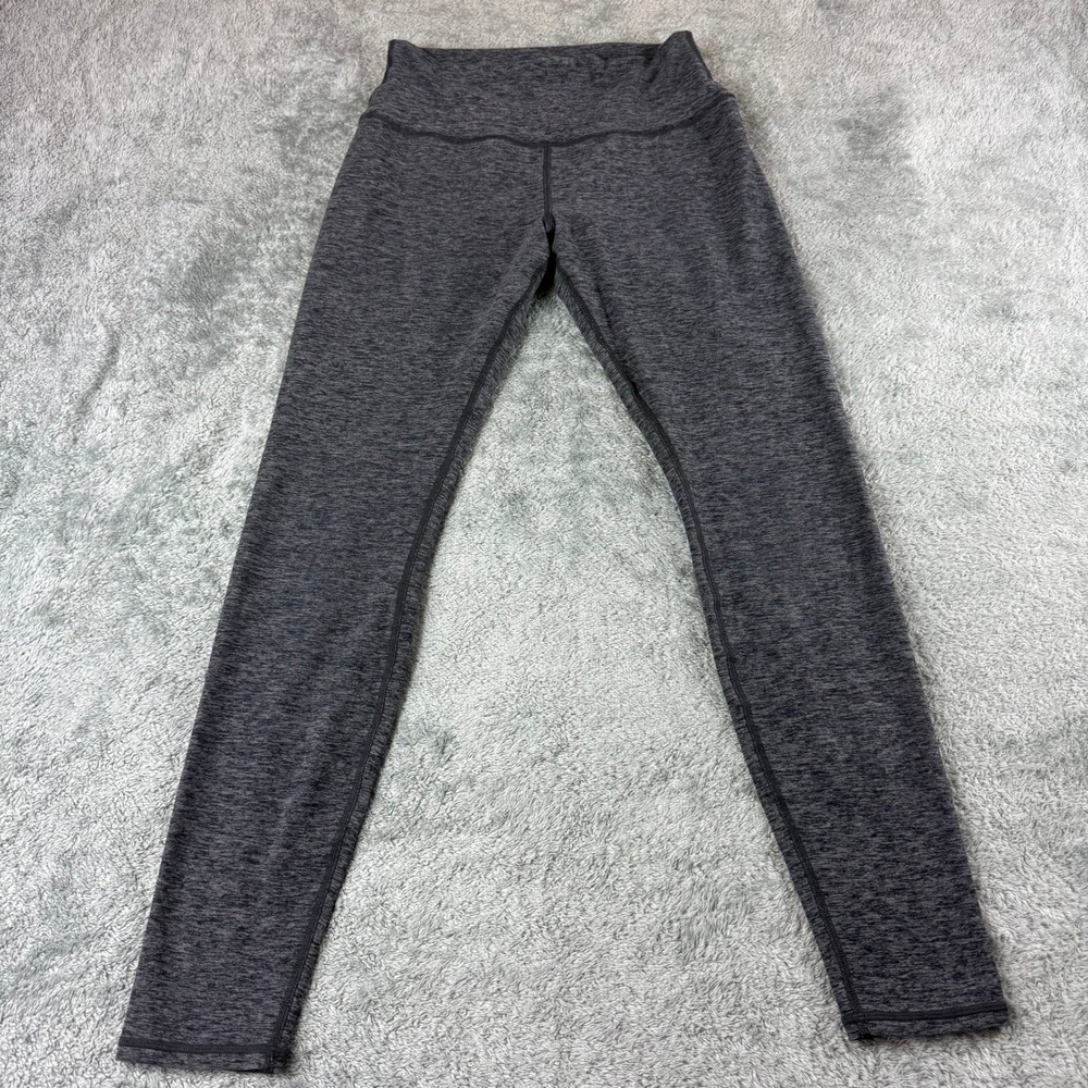 Alo Yoga High Waist Alosoft Lounge Leggings Charcoal Heather Space Dye Small